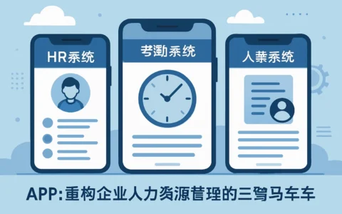 HR系统、考勤系统与人事系统APP：重构企业人力资源管理的三驾马车