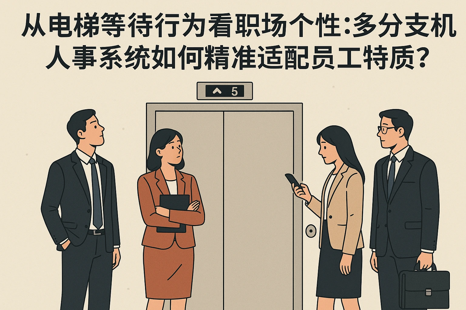 从电梯等待行为看职场个性:多分支机构人事系统如何精准适配员工特质?