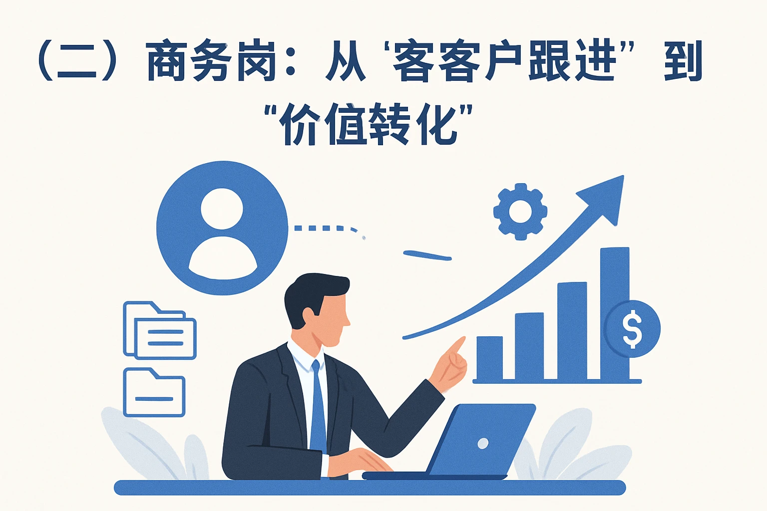 (二)商务岗:从“客户跟进”到“价值转化”