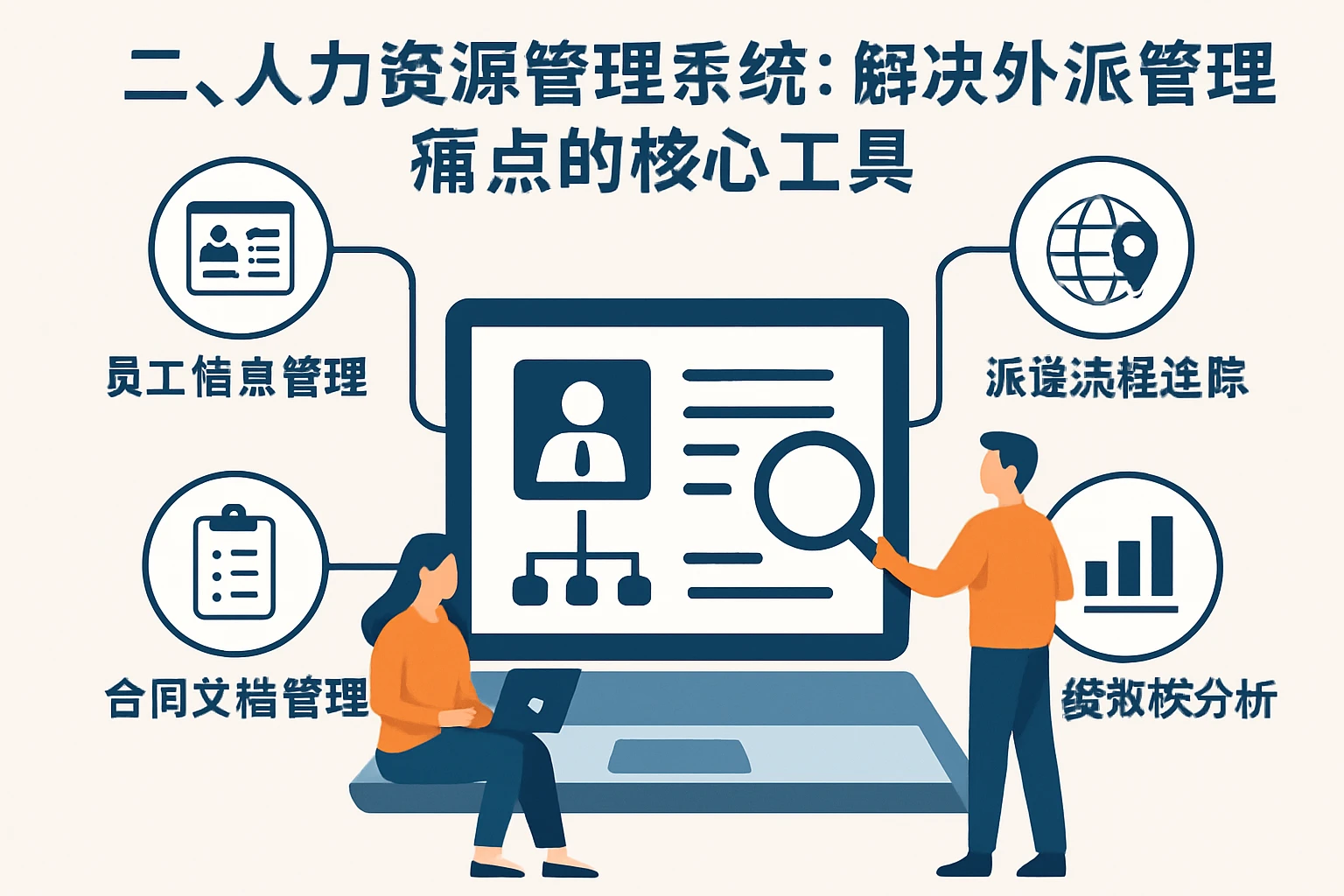 二、人力资源管理系统：解决外派管理痛点的核心工具