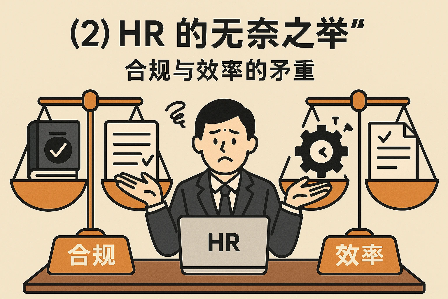 (2)HR的“无奈之举”:合规与效率的矛盾