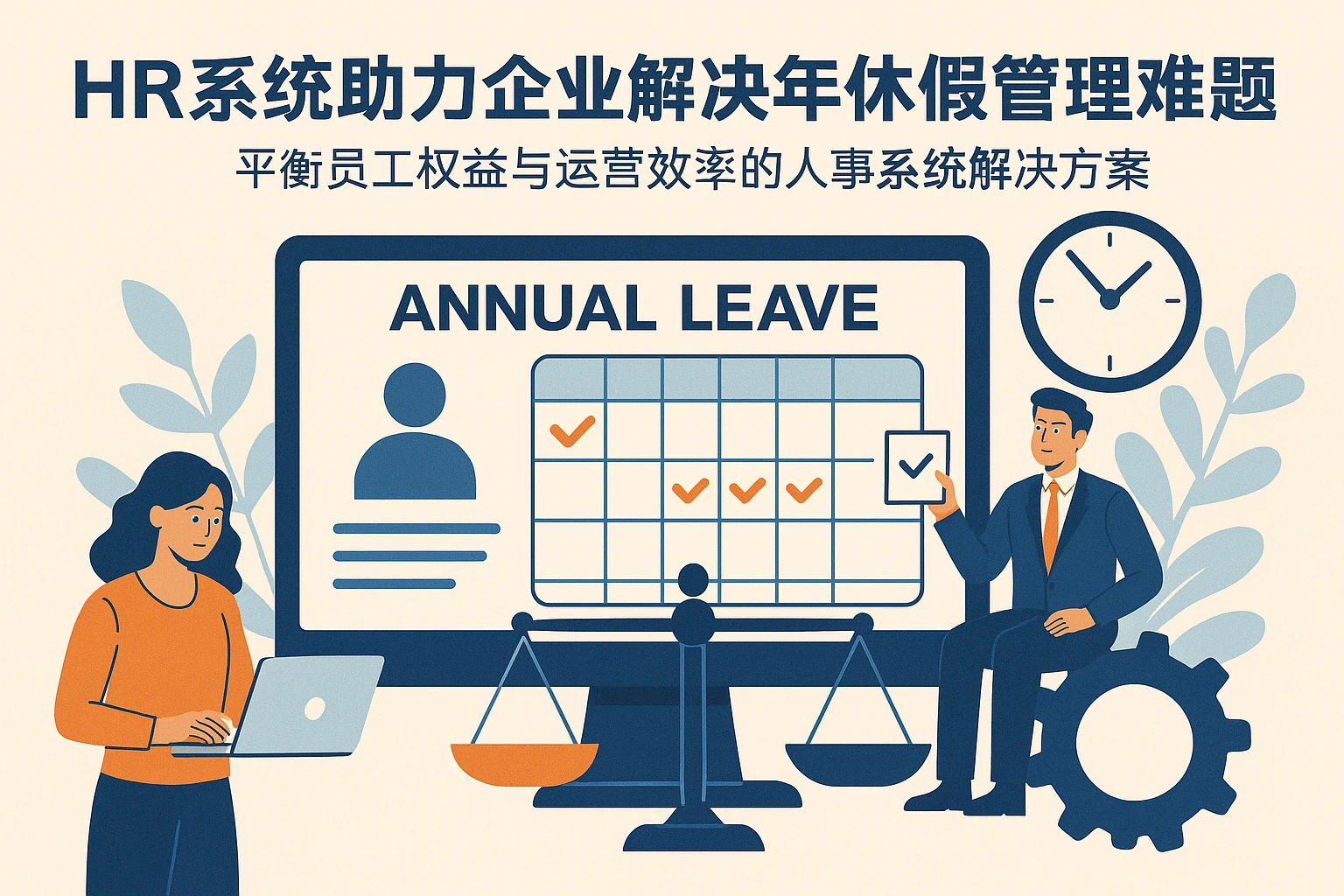 HR系统助力企业解决年休假管理难题：平衡员工权益与运营效率的人事系统解决方案
