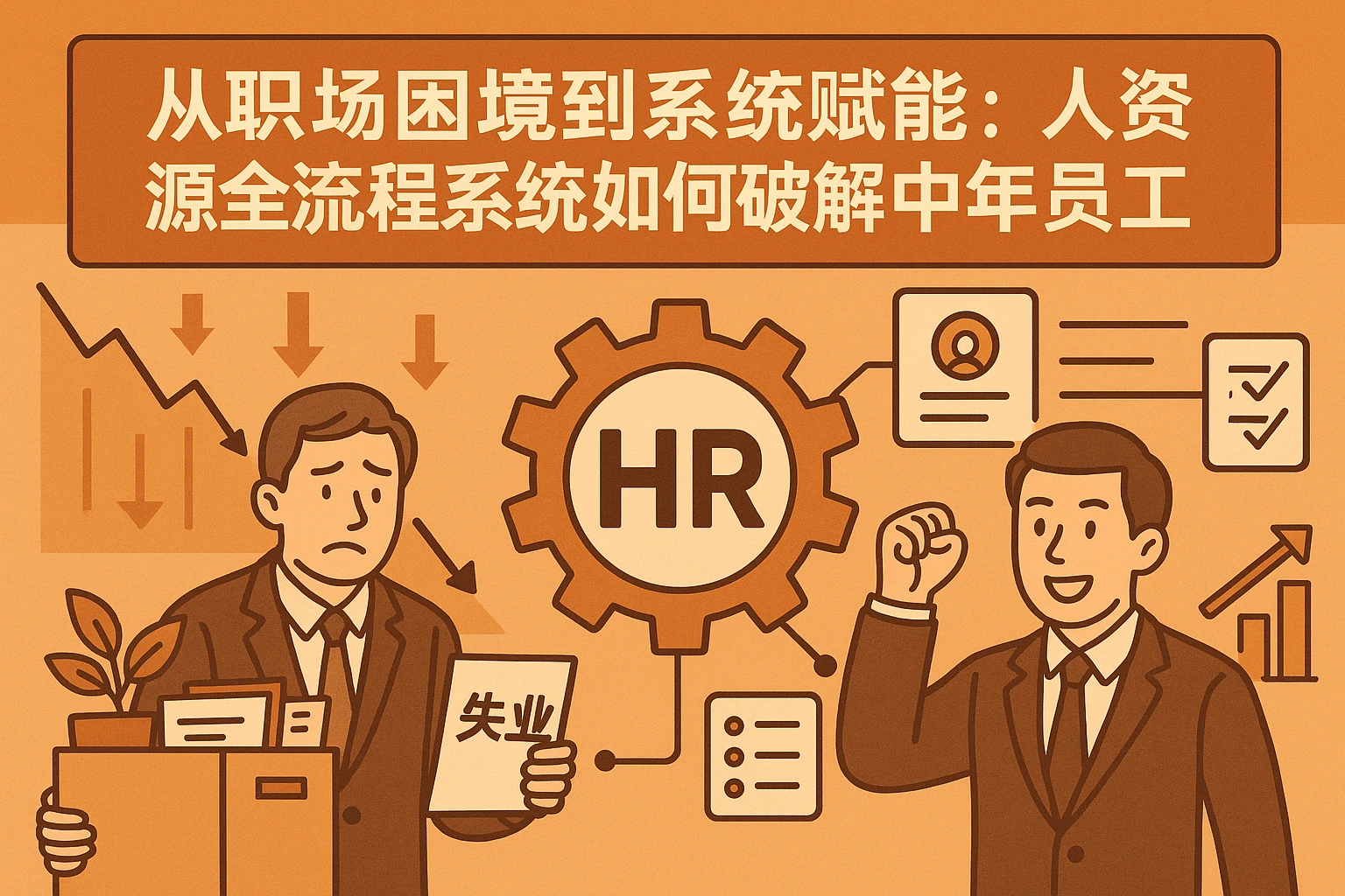 从职场困境到系统赋能：人力资源全流程系统如何破解中年员工失业难题