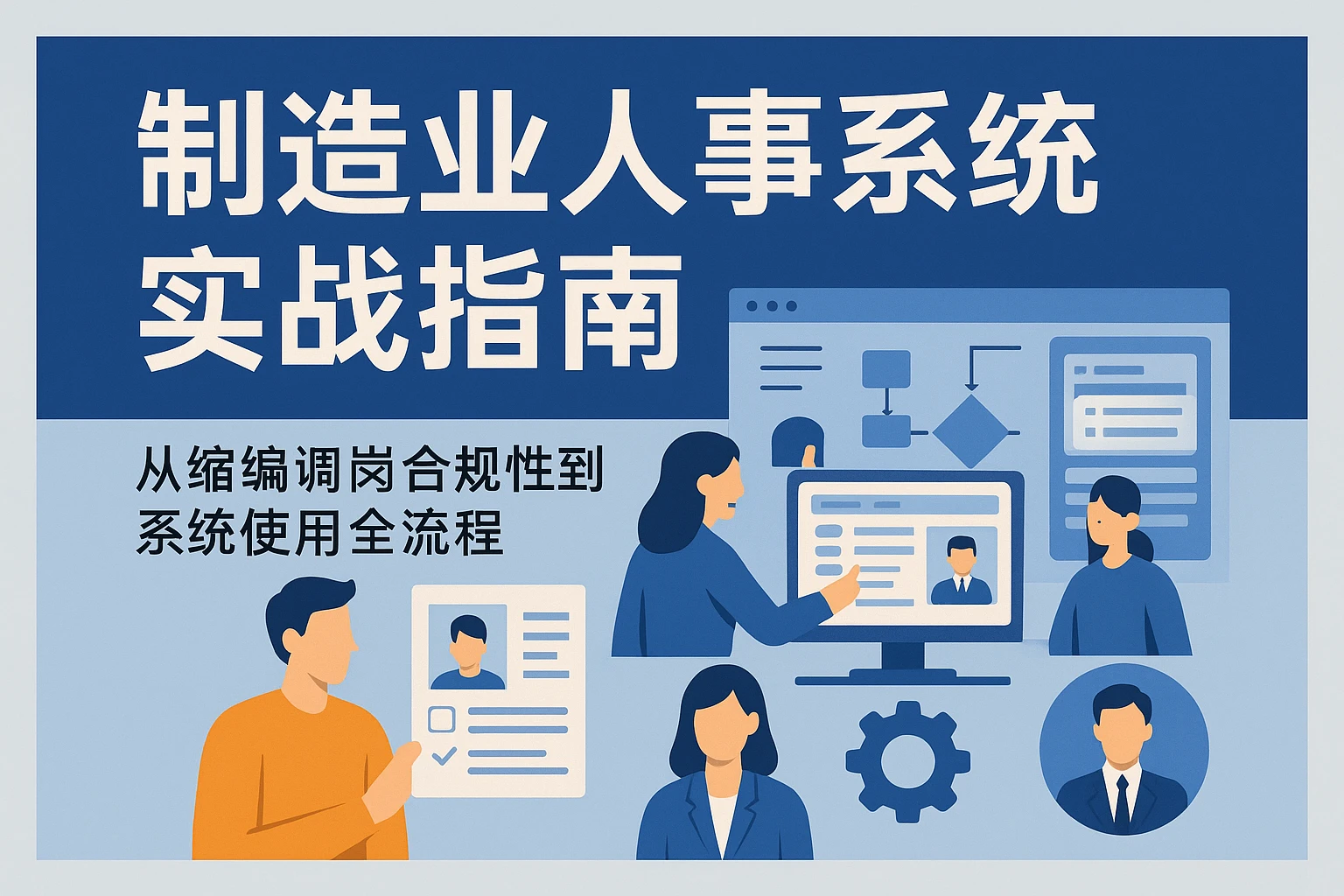 制造业人事系统实战指南：从缩编调岗合规性到系统使用全流程