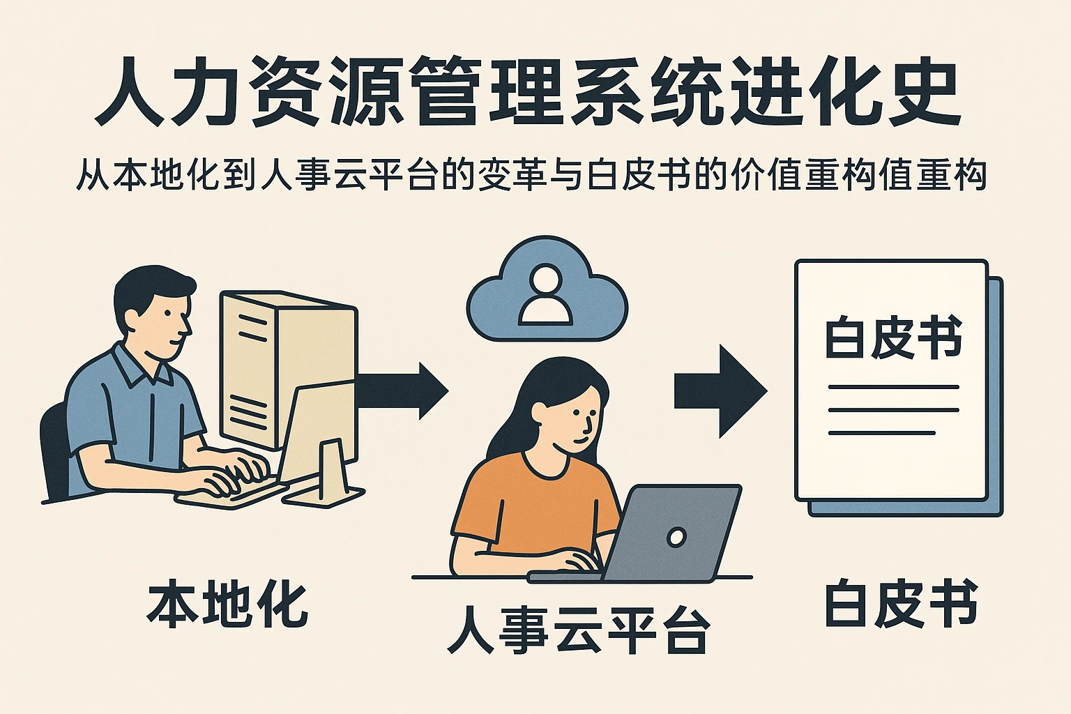 人力资源管理系统进化史：从本地化到人事云平台的变革与白皮书的价值重构
