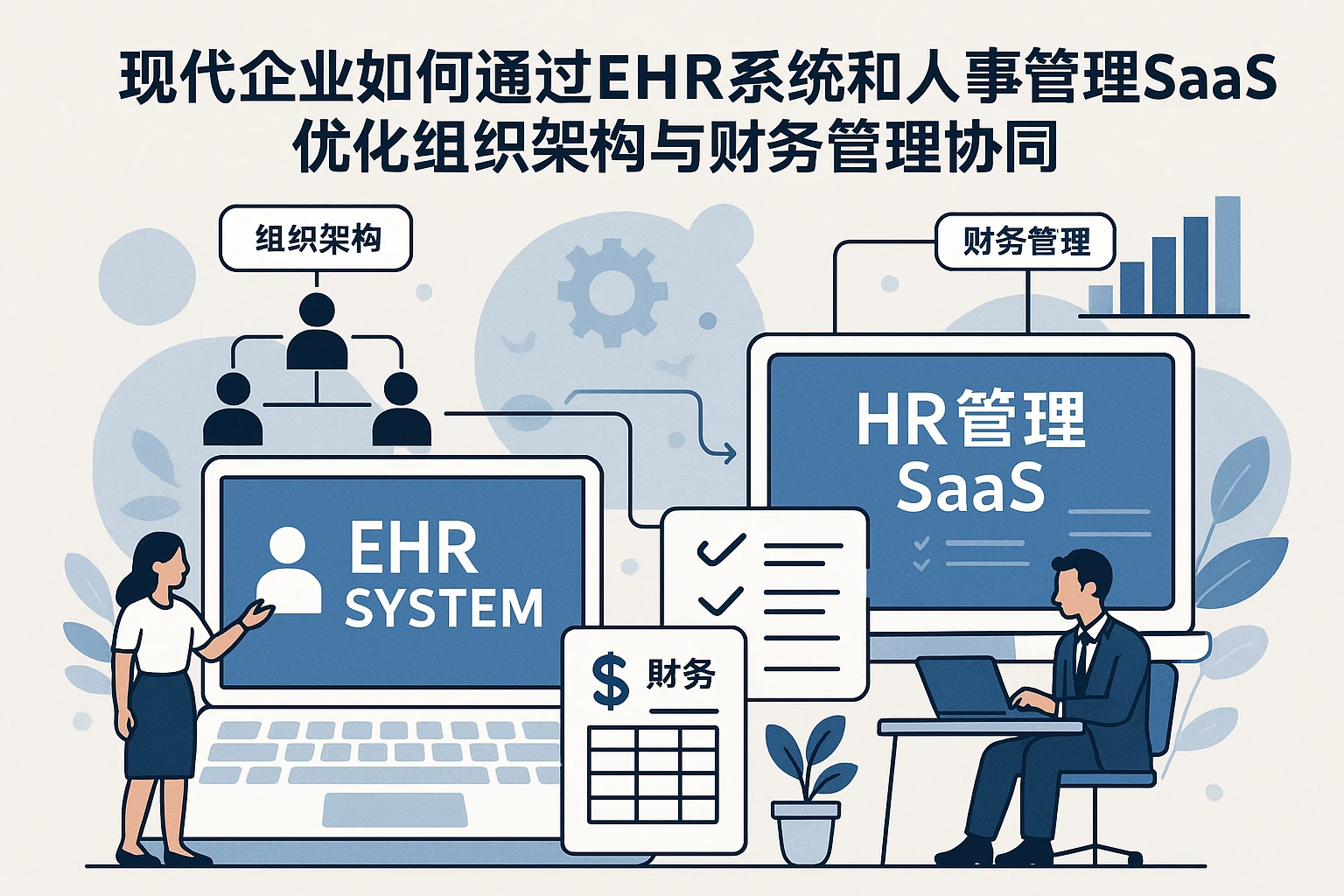 现代企业如何通过EHR系统和人事管理SaaS优化组织架构与财务管理协同