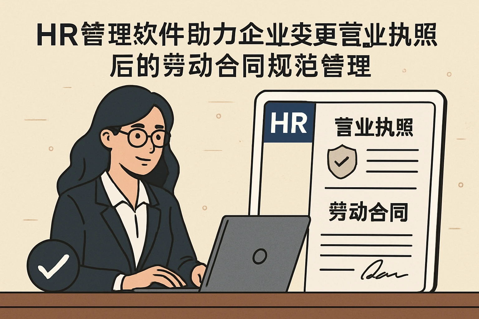 HR管理软件助力企业变更营业执照后的劳动合同规范管理