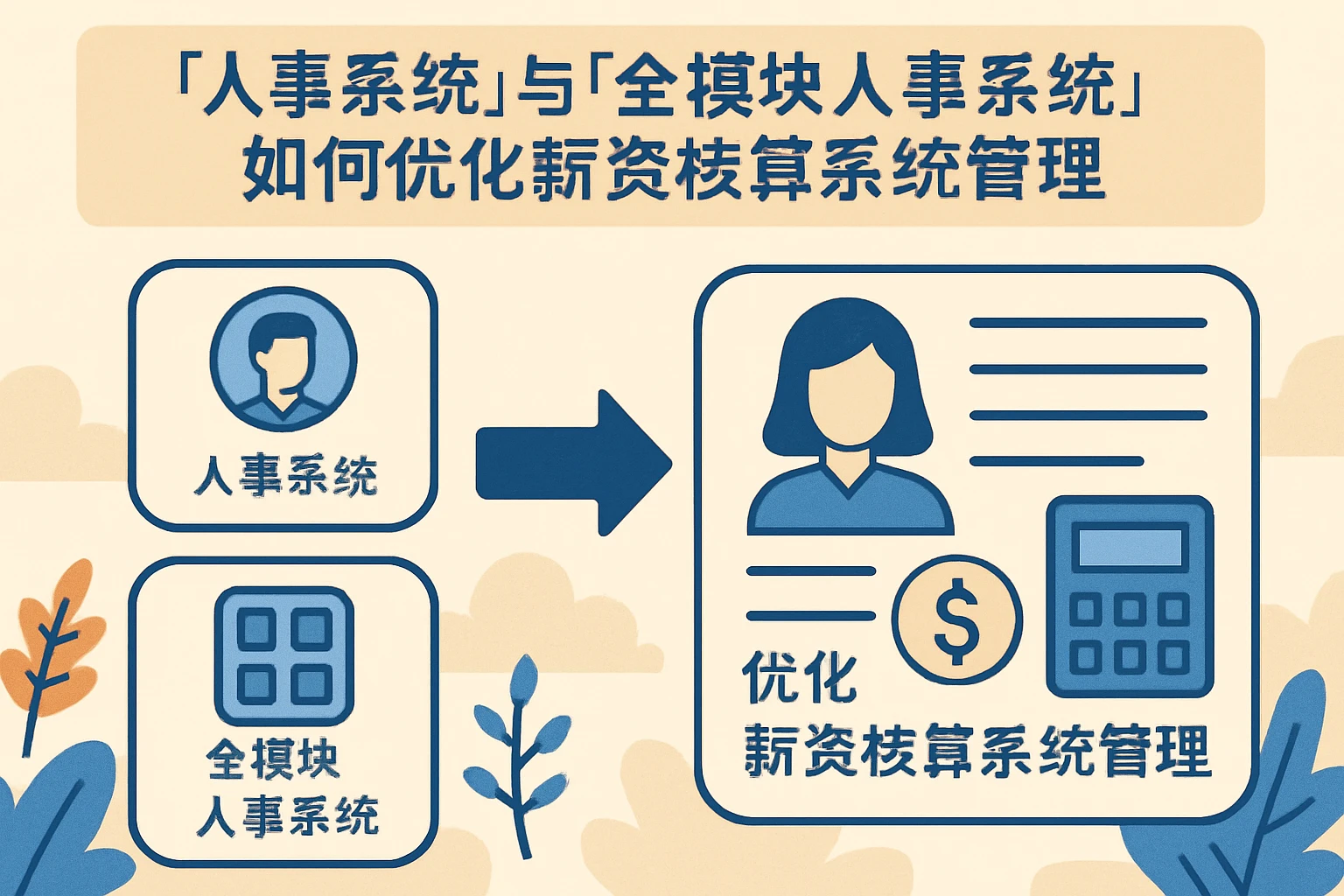 人事系统与全模块人事系统如何优化薪资核算系统管理