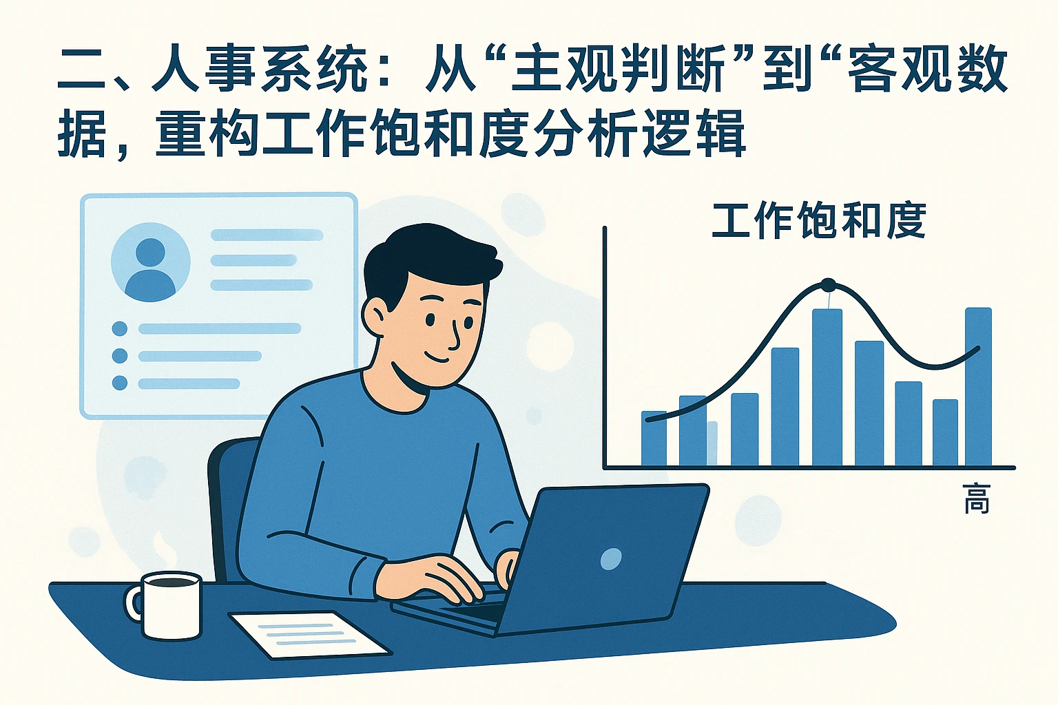 二、人事系统：从“主观判断”到“客观数据”，重构工作饱和度分析逻辑