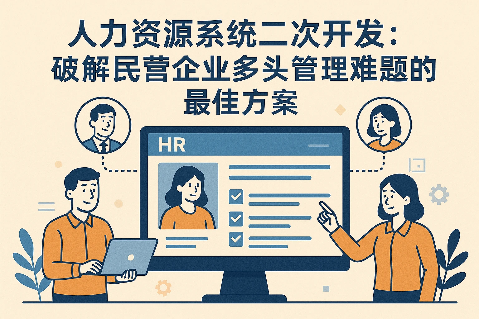 人力资源系统二次开发：破解民营企业多头管理难题的最佳方案