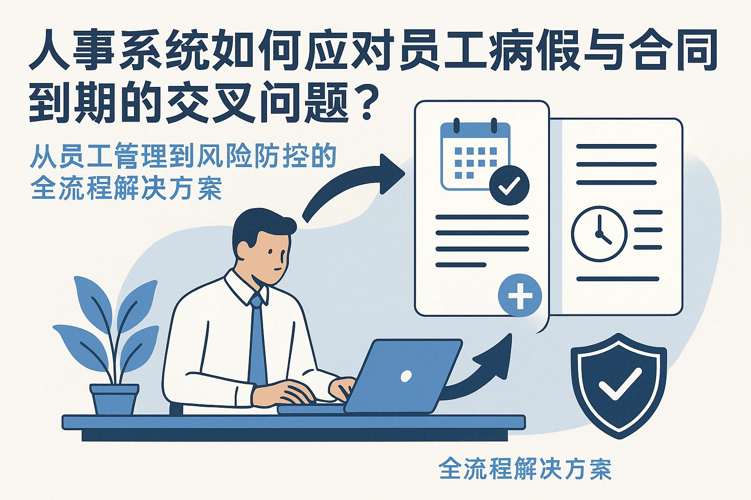 人事系统如何应对员工病假与合同到期的交叉问题?——从员工管理到风险防控的全流程解决方案