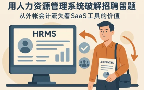 用人力资源管理系统破解招聘留存难题：从外帐会计流失看SaaS工具的价值