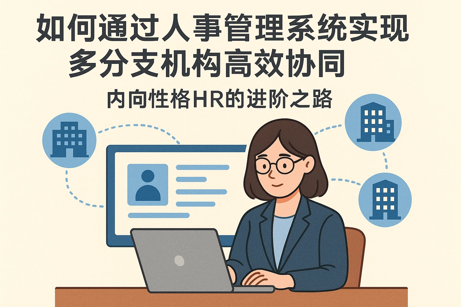 如何通过人事管理系统实现多分支机构高效协同:内向性格HR的进阶之路