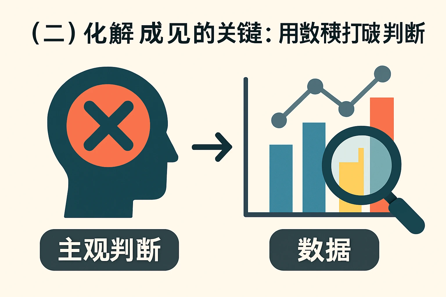 （二）化解成见的关键：用数据打破主观判断