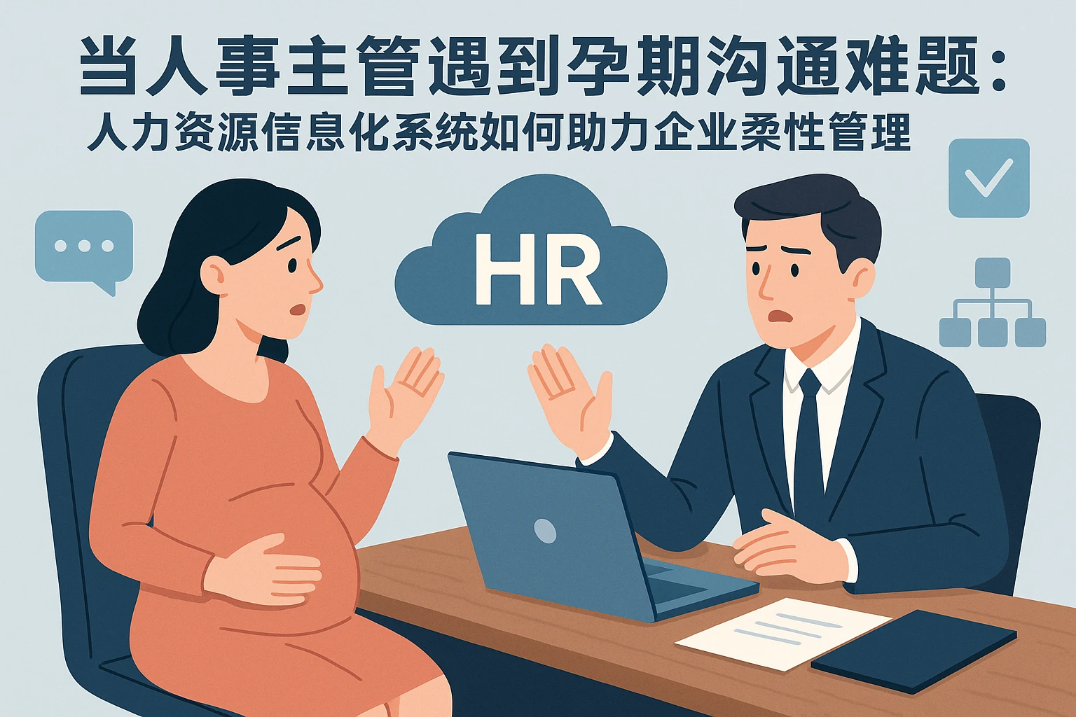 当人事主管遇到孕期沟通难题：人力资源信息化系统如何助力企业柔性管理