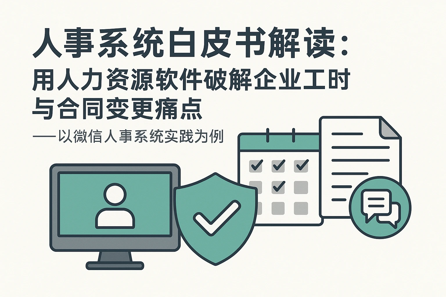 人事系统白皮书解读：用人力资源软件破解企业工时与合同变更痛点——以微信人事系统实践为例