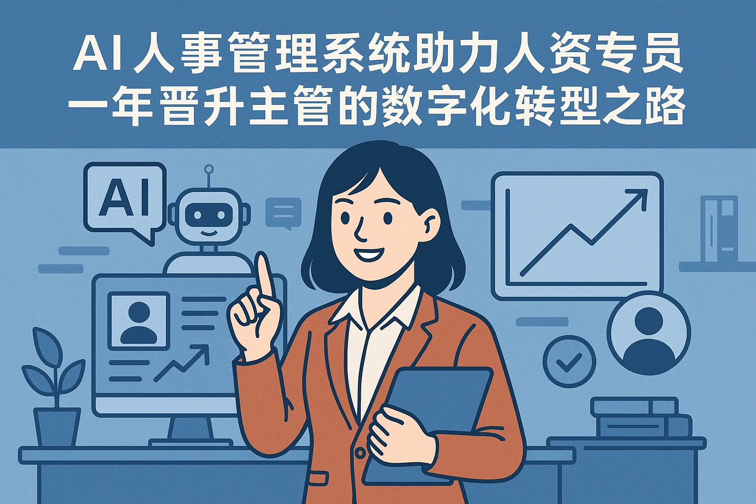 AI人事管理系统助力人资专员一年晋升主管的数字化转型之路
