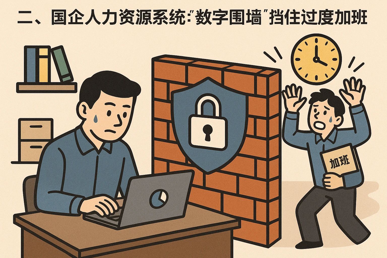 二、国企人力资源系统：用“数字围墙”挡住过度加班