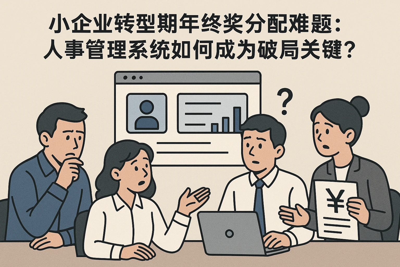 小企业转型期年终奖分配难题:人事管理系统如何成为破局关键?