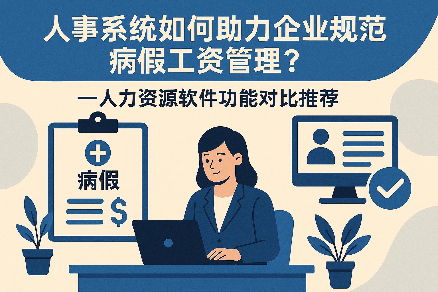 人事系统如何助力企业规范病假工资管理？——人力资源软件功能对比与推荐