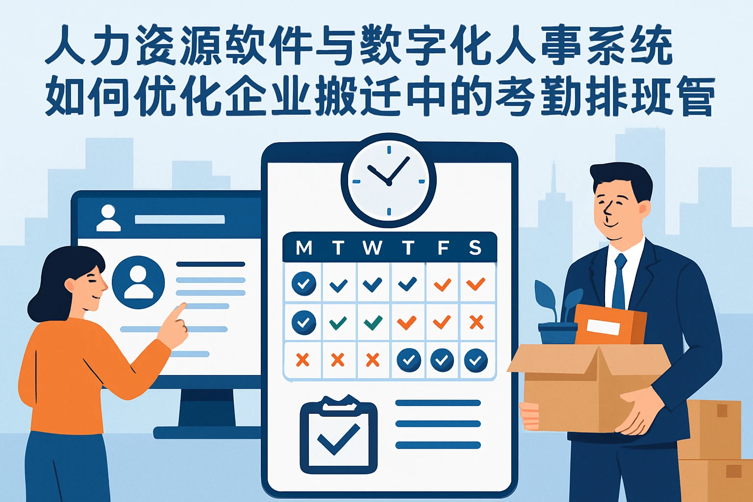 人力资源软件与数字化人事系统如何优化企业搬迁中的考勤排班管理