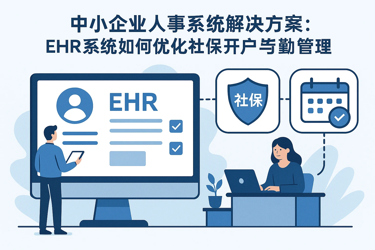 中小企业人事系统解决方案：EHR系统如何优化社保开户与考勤管理