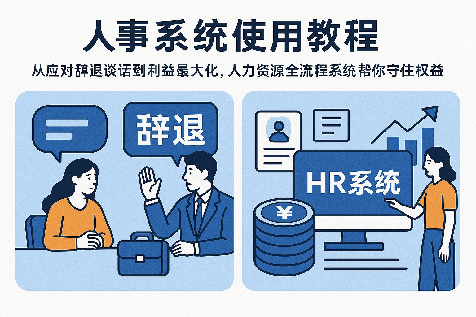 人事系统使用教程:从应对辞退谈话到利益最大化,人力资源全流程系统帮你守住权益