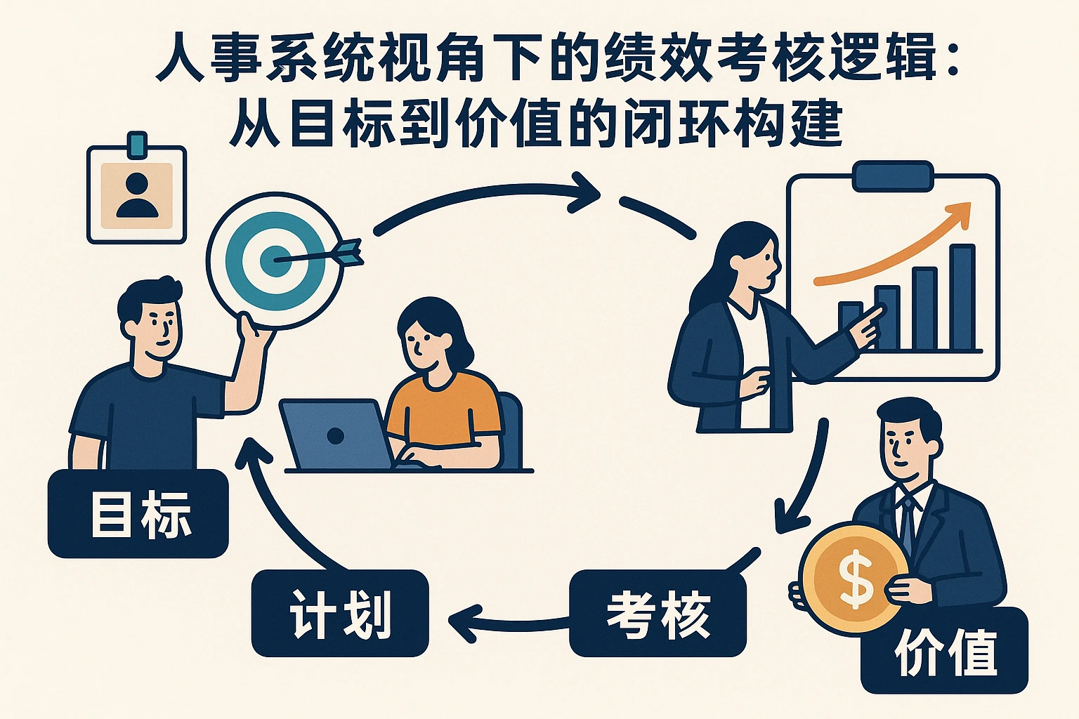 人事系统视角下的绩效考核逻辑：从目标到价值的闭环构建