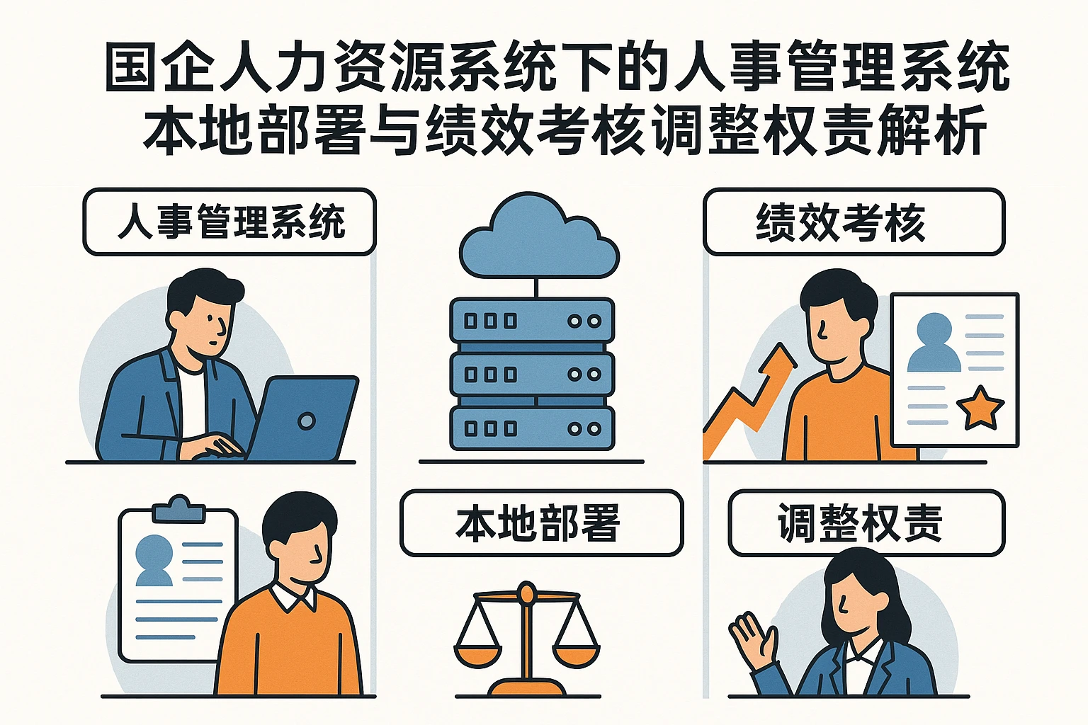 国企人力资源系统下的人事管理系统本地部署与绩效考核调整权责解析