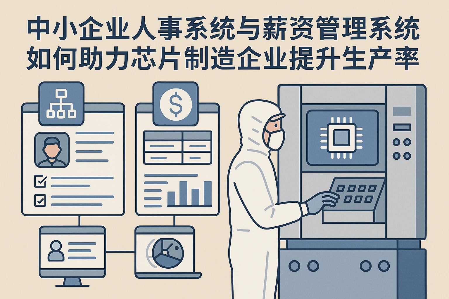 中小企业人事系统与薪资管理系统如何助力芯片制造企业提升生产效率