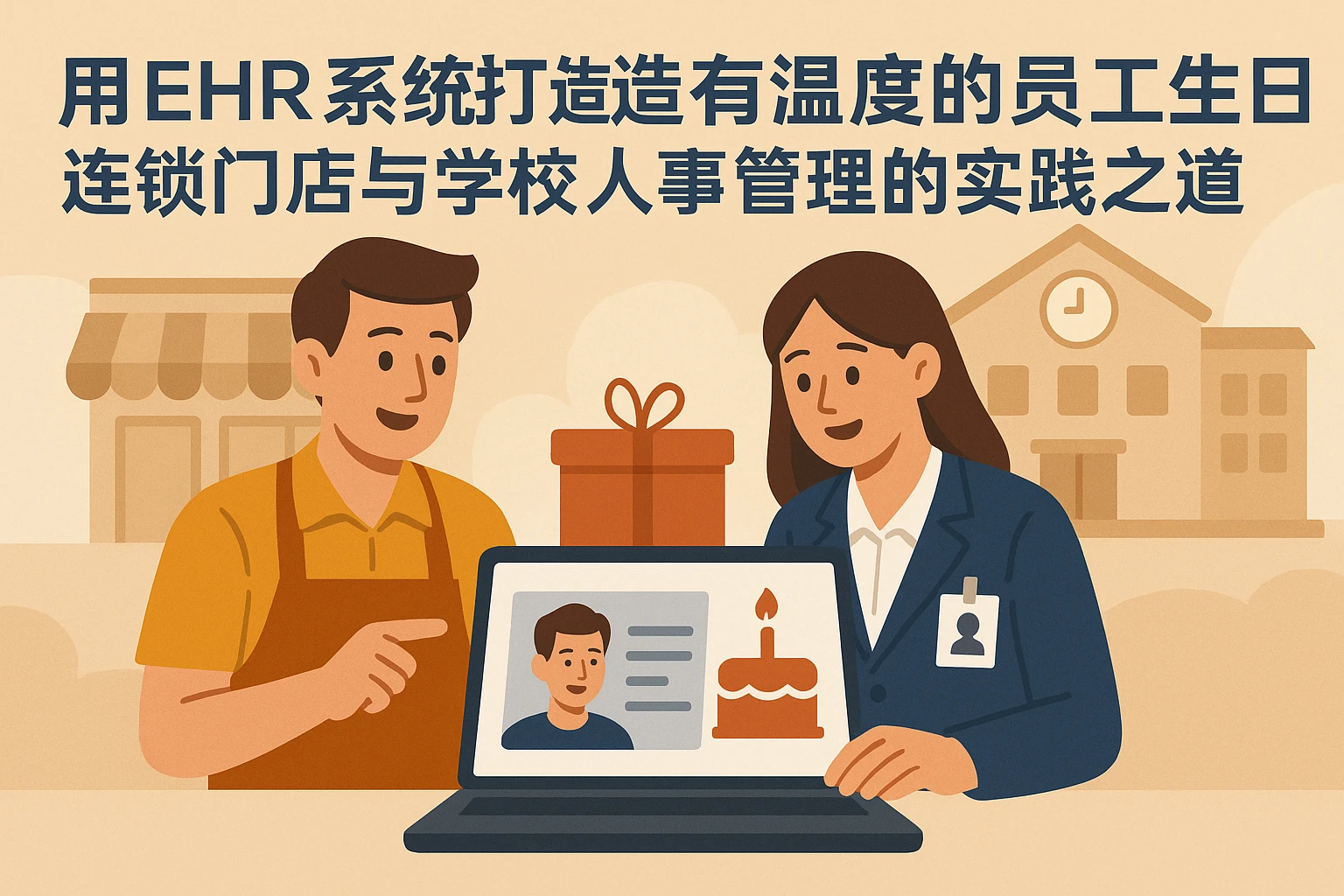 用EHR系统打造有温度的员工生日:连锁门店与学校人事管理的实践之道