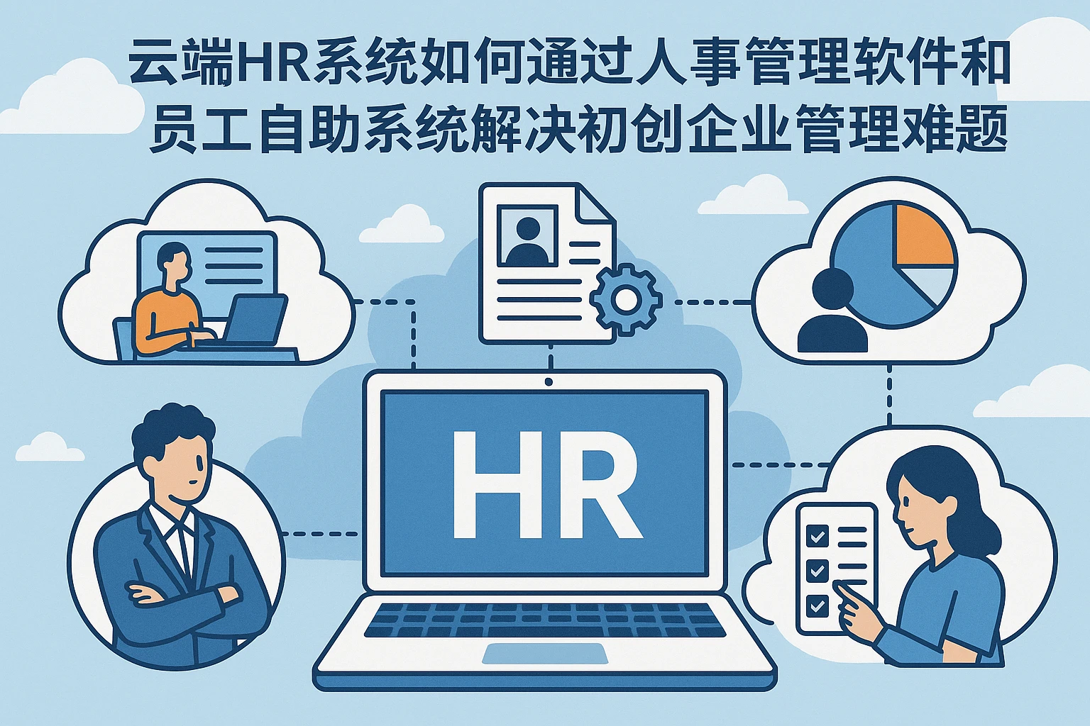云端HR系统如何通过人事管理软件和员工自助系统解决初创企业管理难题