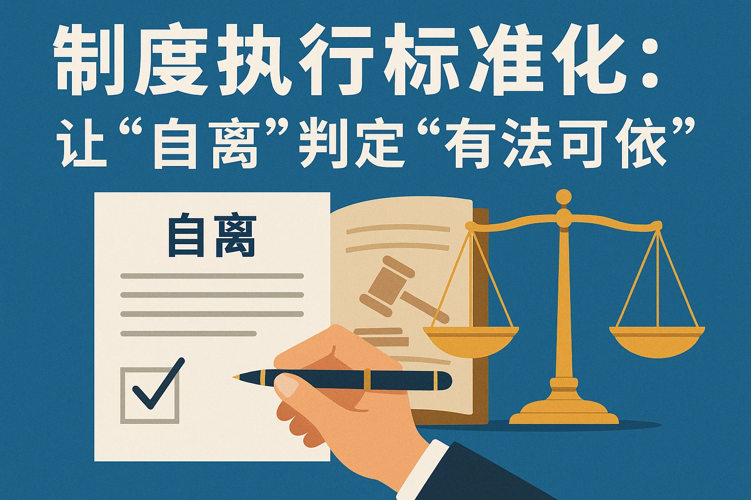 2. 制度执行标准化：让“自离”判定“有法可依”
