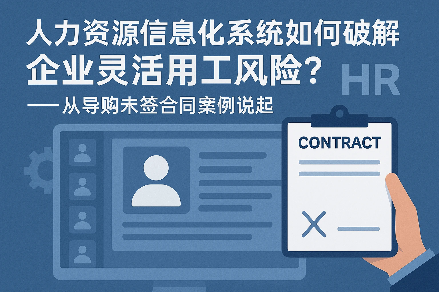人力资源信息化系统如何破解企业灵活用工风险？——从导购未签合同案例说起