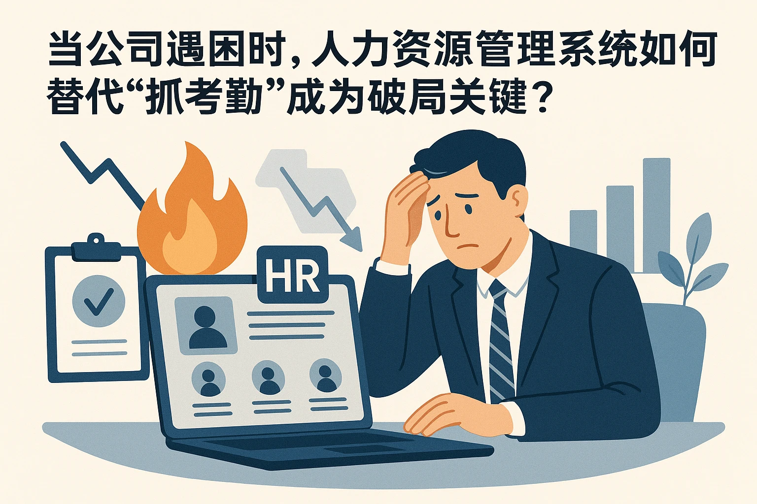 当公司遇困时，人力资源管理系统如何替代“抓考勤”成为破局关键？