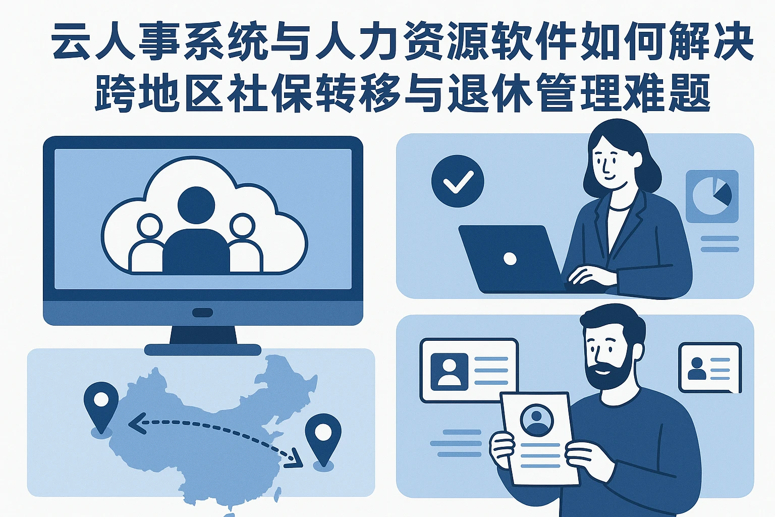 云人事系统与人力资源软件如何解决跨地区社保转移与退休管理难题
