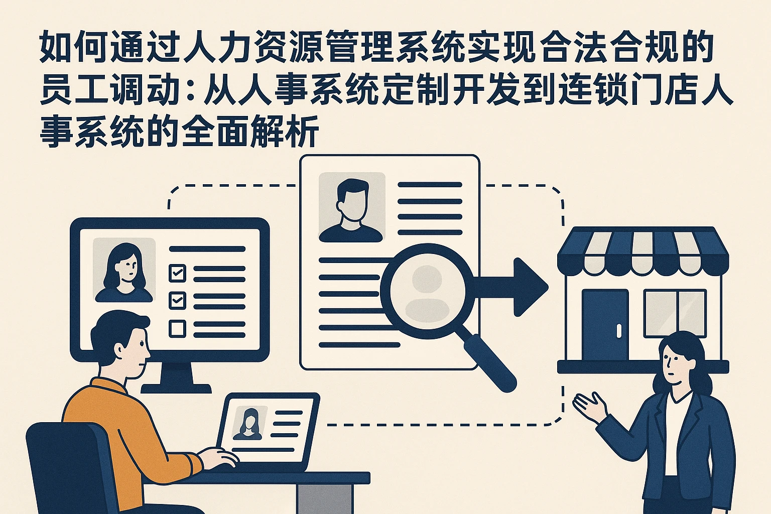 如何通过人力资源管理系统实现合法合规的员工调动：从人事系统定制开发到连锁门店人事系统的全面解析