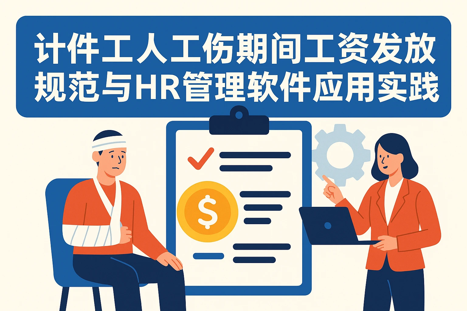 计件工人工伤期间工资发放规范与HR管理软件应用实践