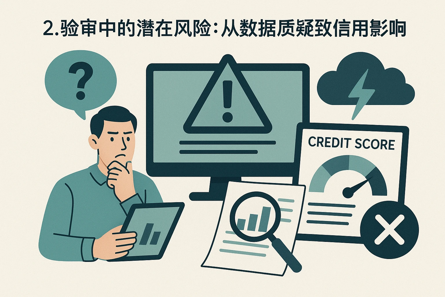 2. 验审中的潜在风险：从数据质疑到信用影响