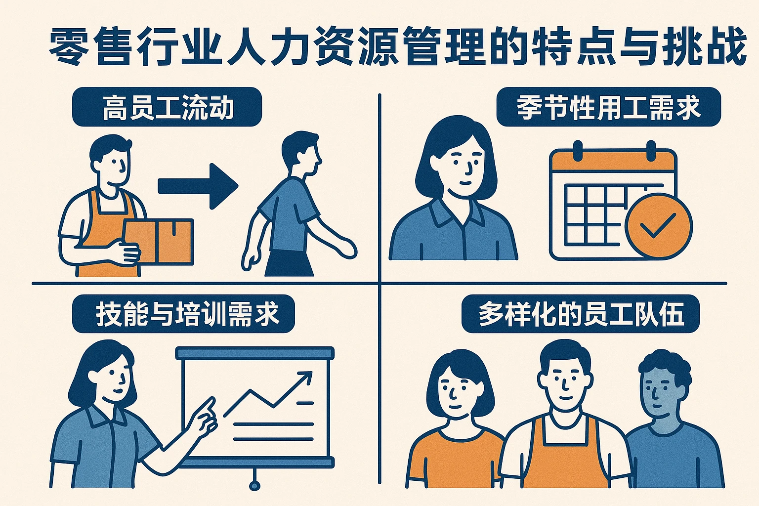 零售行业人力资源管理的特点与挑战