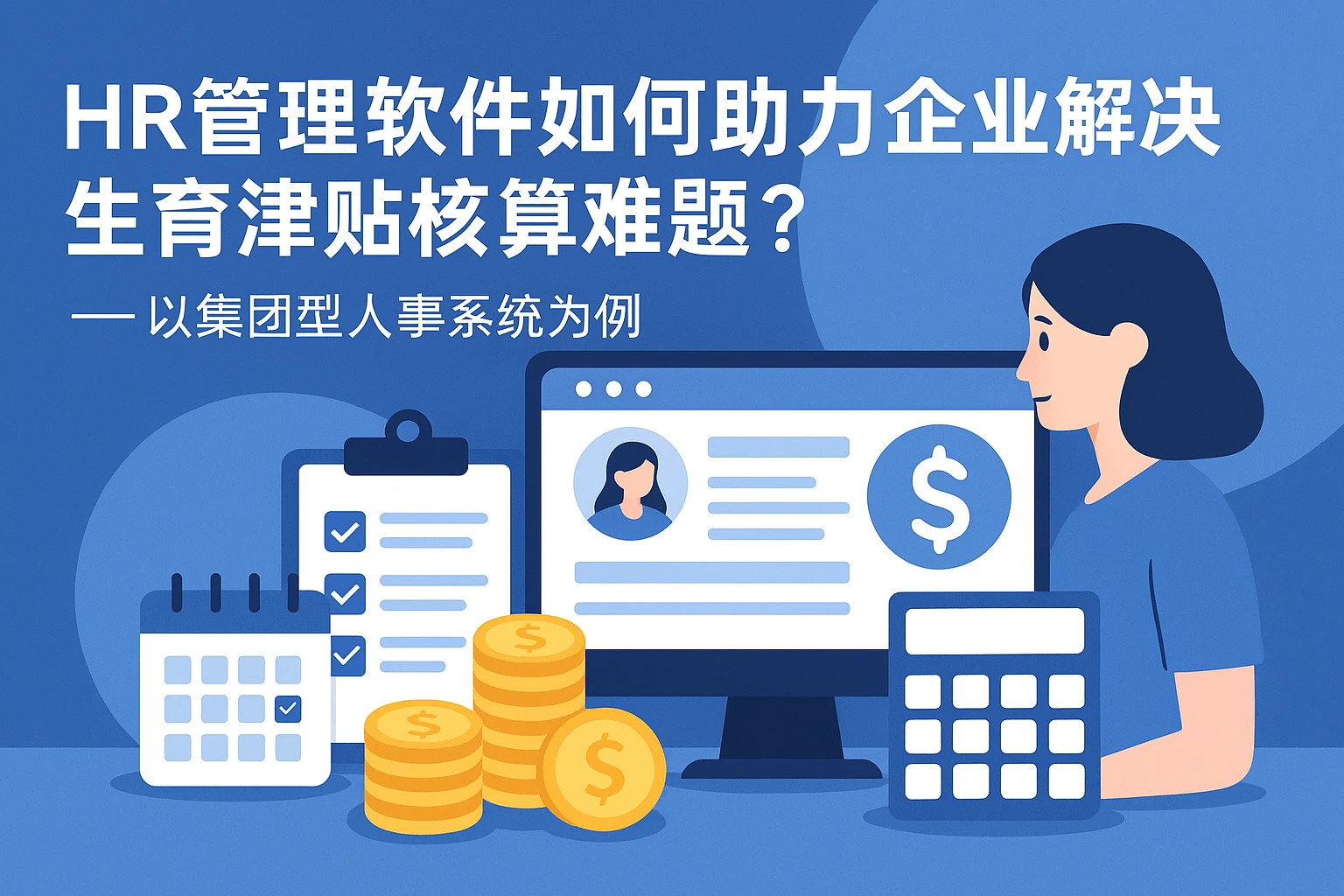 HR管理软件如何助力企业解决生育津贴核算难题？——以集团型人事系统为例