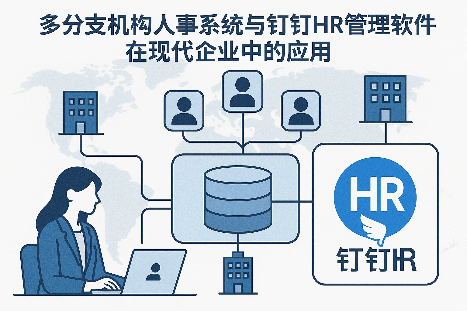 多分支机构人事系统与钉钉HR管理软件在现代企业中的应用