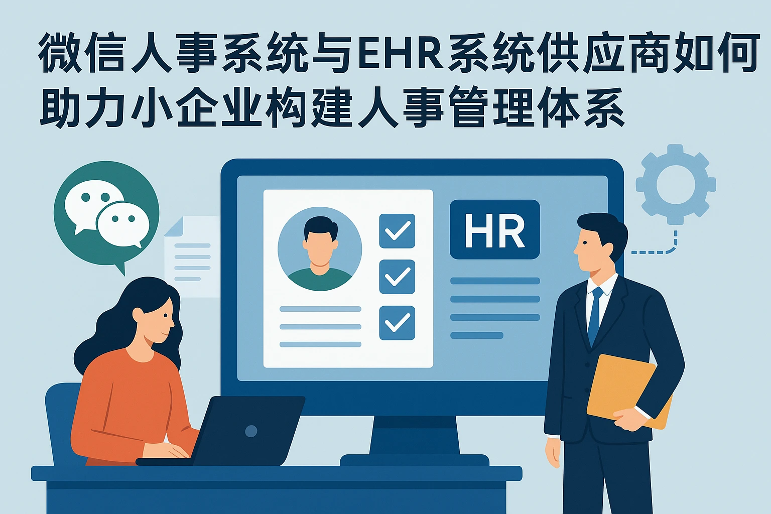 微信人事系统与EHR系统供应商如何助力小企业构建人事管理体系