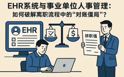 EHR系统与事业单位人事管理：如何破解离职流程中的“对账僵局”？