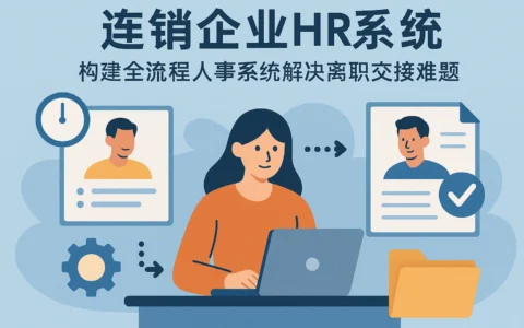 连锁企业HR系统：构建全流程人事系统解决离职交接难题