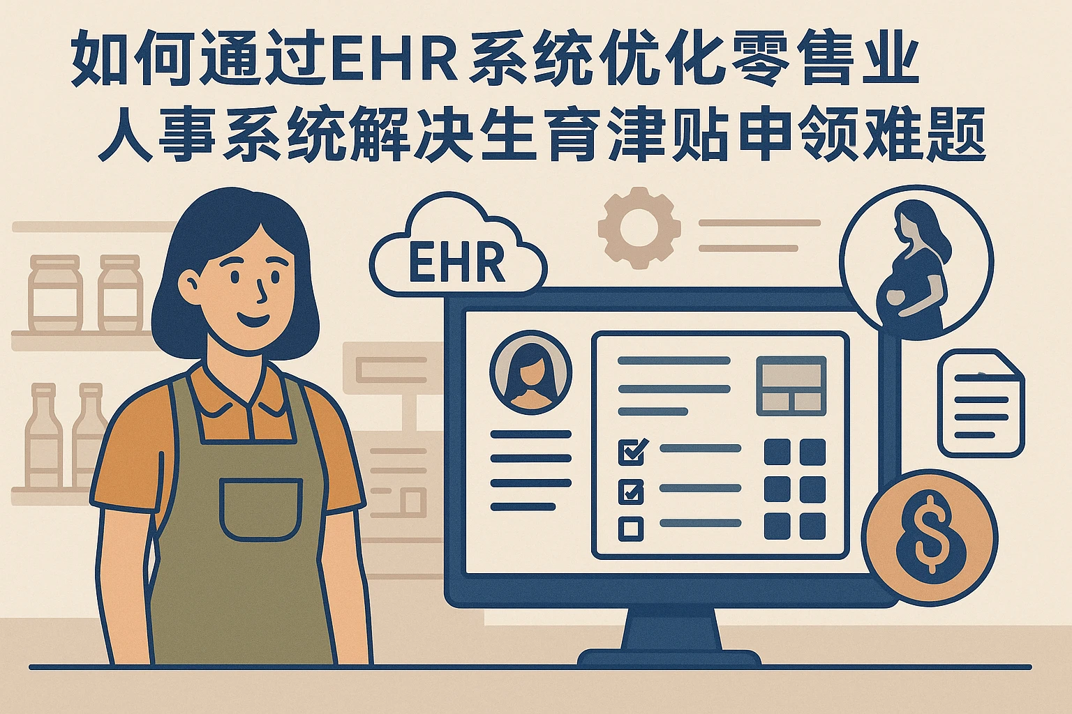 如何通过ehr系统优化零售业人事系统解决生育津贴申领难题