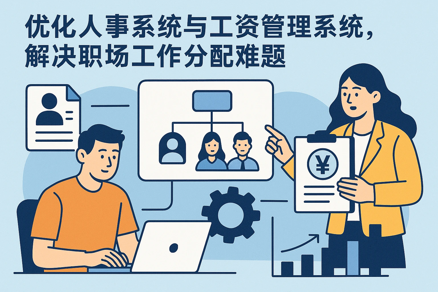 优化人事系统与工资管理系统，解决职场工作分配难题