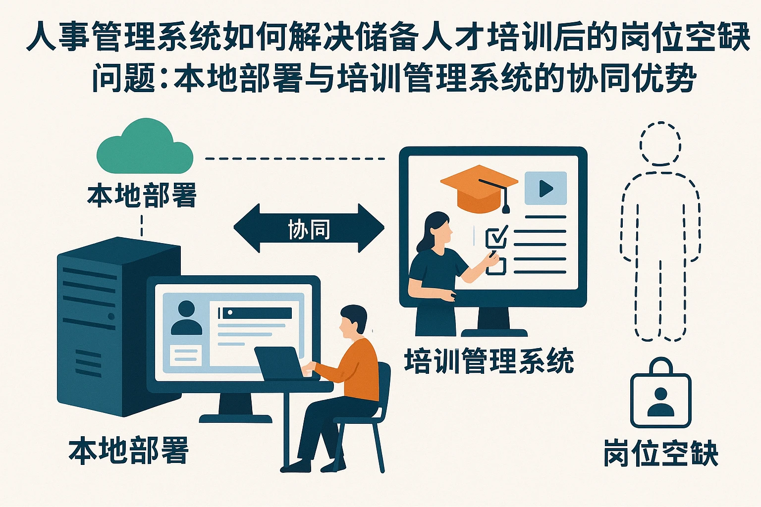 人事管理系统如何解决储备人才培训后的岗位空缺问题：本地部署与培训管理系统的协同优势