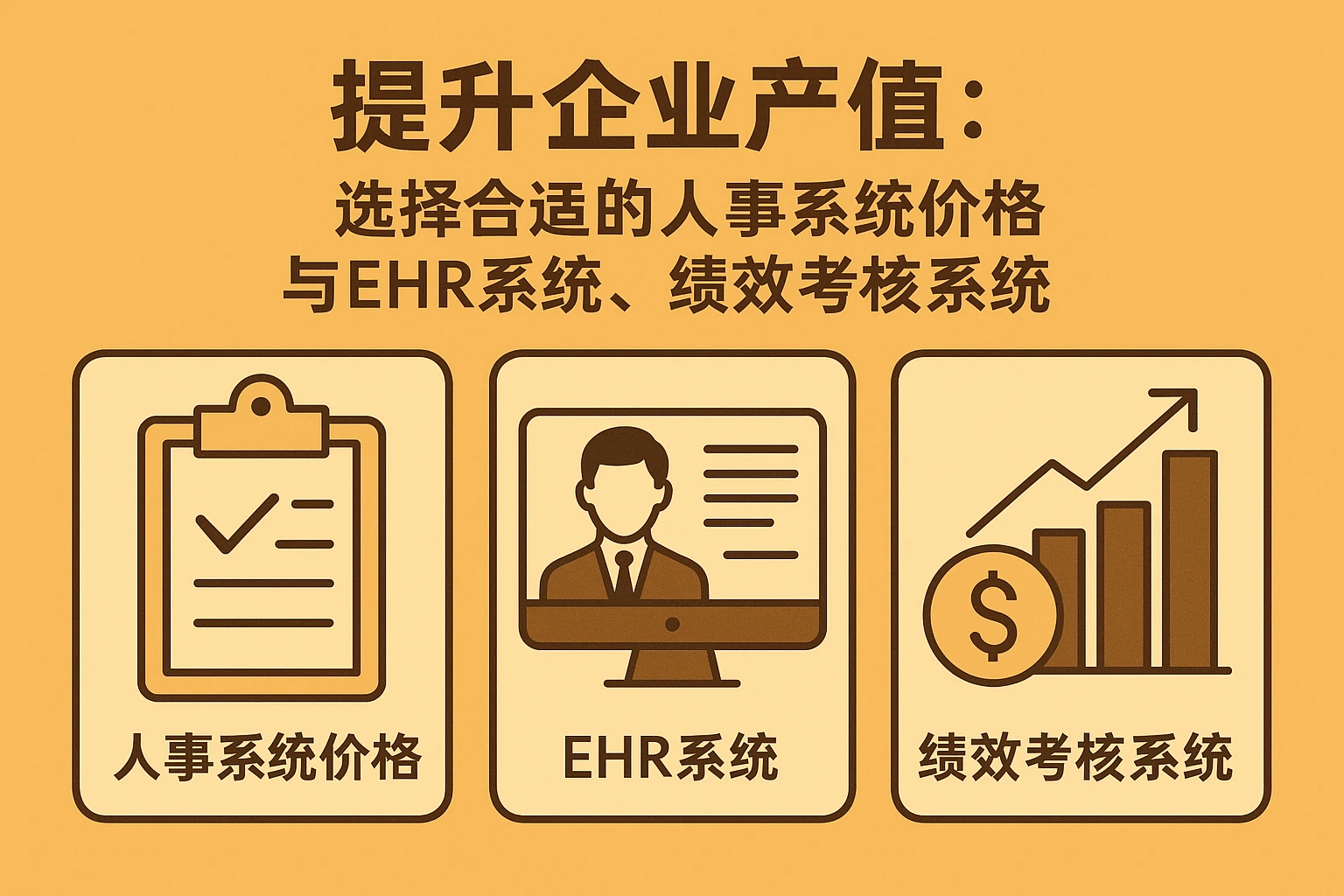 提升企业产值：选择合适的人事系统价格与EHR系统、绩效考核系统