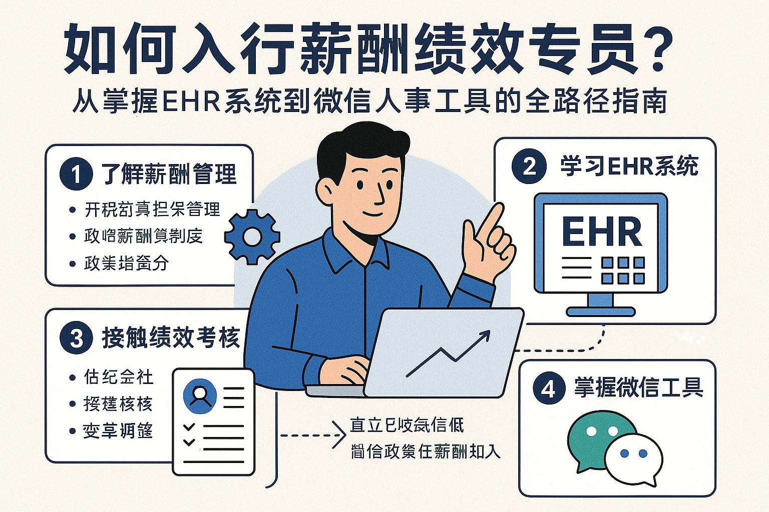 如何入行薪酬绩效专员?从掌握EHR系统到微信人事工具的全路径指南